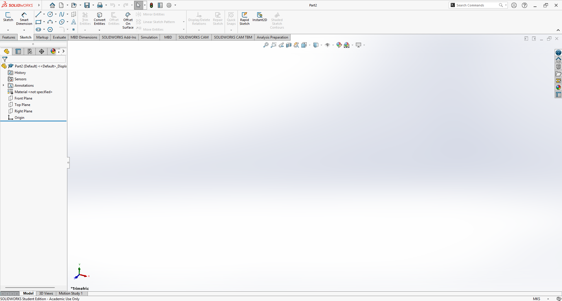 Blank SolidWorks File